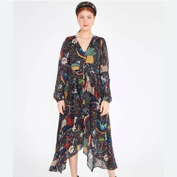 FARM Rio Borogodo Midi Dress - Picture 2 of 8